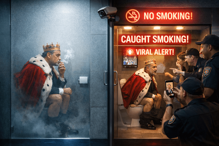 Ακόμα και ο βασιλιάς πήγαινε μόνος του στην τουαλέτα — ως τώρα