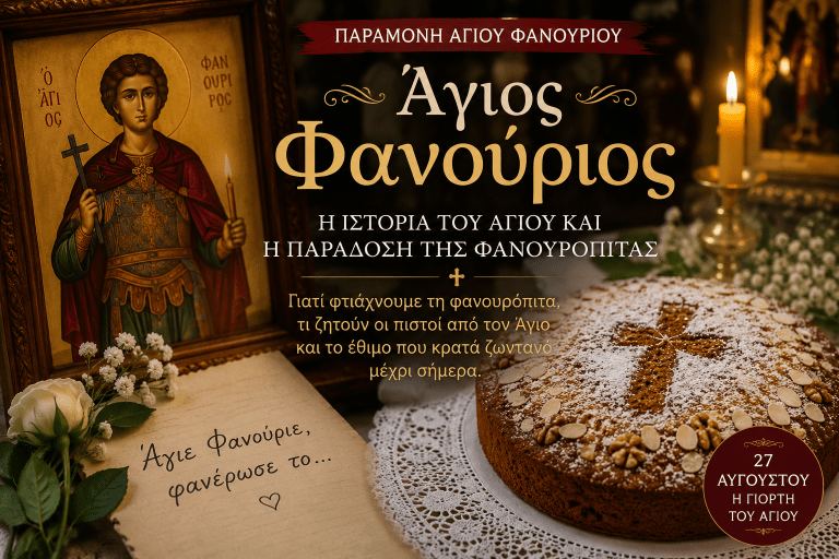 Παραμονή Αγίου Φανουρίου: Η ιστορία του Αγίου και η παράδοση της Φανουρόπιτας