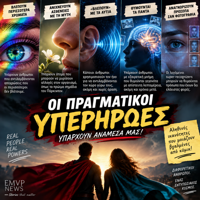 Οι άνθρωποι με «υπερδυνάμεις»: Ικανότητες που μοιάζουν βγαλμένες από κόμικ