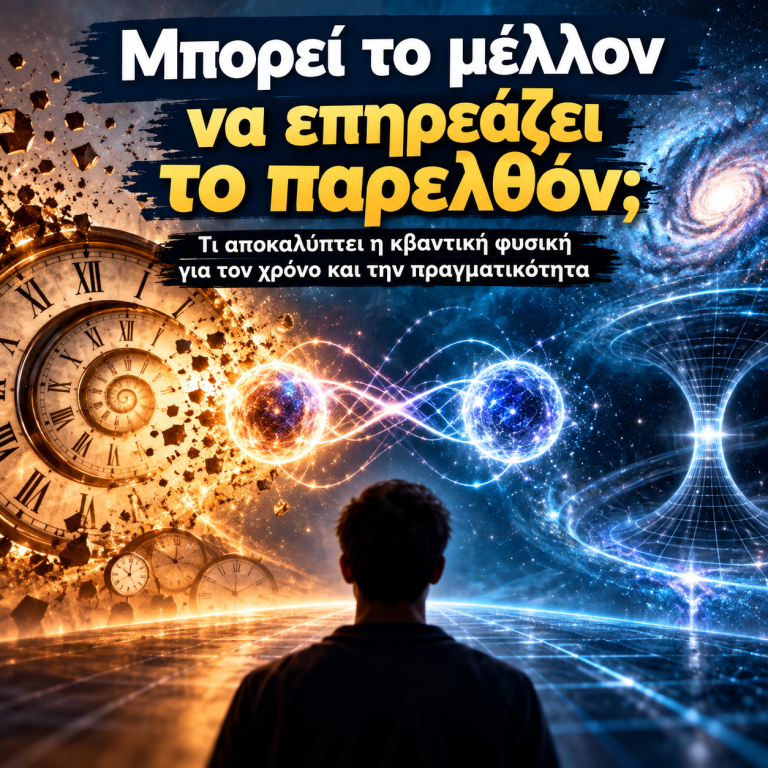 Μπορεί το μέλλον να επηρεάζει το παρελθόν; Το μυστήριο του χρόνου στην κβαντική φυσική