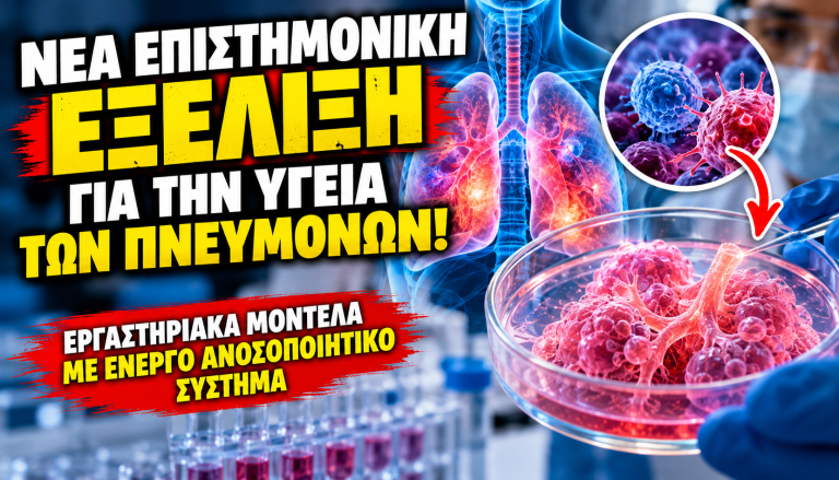 Επιστημονική εξέλιξη για την υγεία των πνευμόνων: Εργαστηριακά μοντέλα αποκαλύπτουν πώς αντιδρά το ανοσοποιητικό στους ιούς